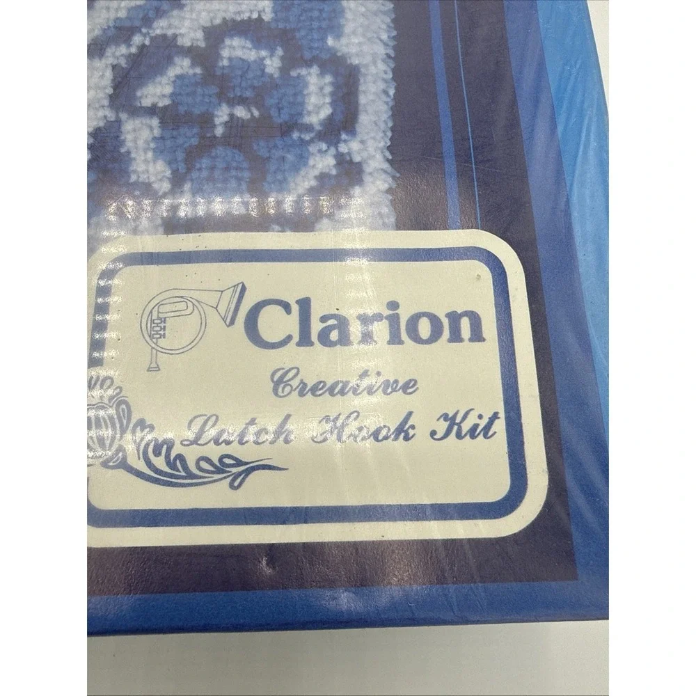 Vtg Latch Hook Kit Delft Dutch Dancers‎ Clarion 1980 20